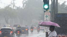 Cali: Con las primeras lluvias del mes de abril se espera la terminación paulatina del fenómeno del niño y con estas alejar los riegos de racionamientos eléctricos en el país. foto José L Guzmán.