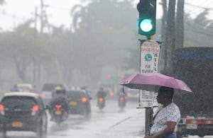 Cali: Con las primeras lluvias del mes de abril se espera la terminación paulatina del fenómeno del niño y con estas alejar los riegos de racionamientos eléctricos en el país. foto José L Guzmán.