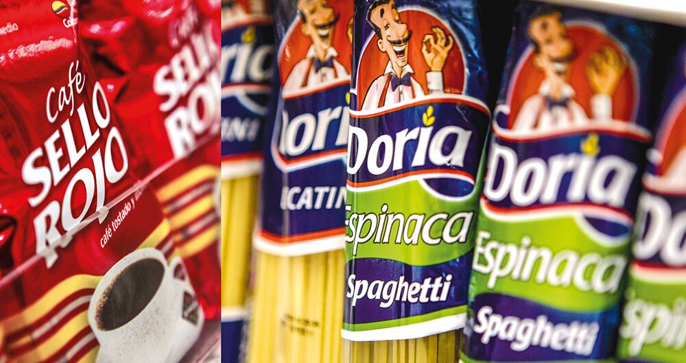  Nutresa incluye entre sus marcas de alimentos algunas de las más reconocidas del país, como Jet, Noel, Doria, Sello Rojo y Festival.