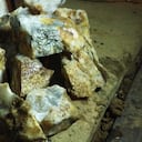 Imagen de referencia de material aurífero.