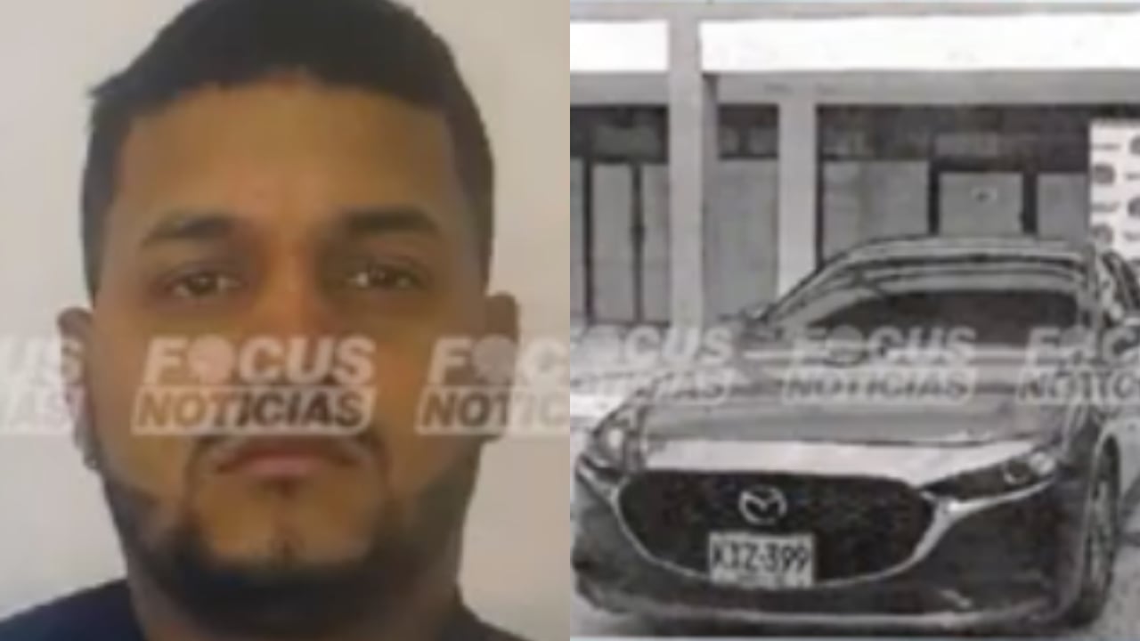 Alias el Costeño y el carro en el que se transportaba la munición.