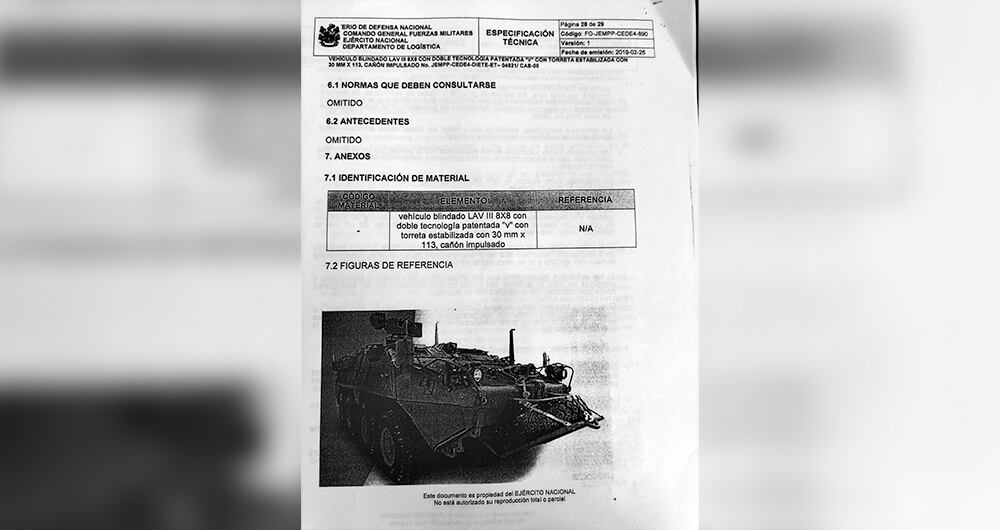  Los vehículos de guerra 8×8 que compró el presidente Gustavo Petro serán ubicados principalmente en las zonas fronterizas del país.  