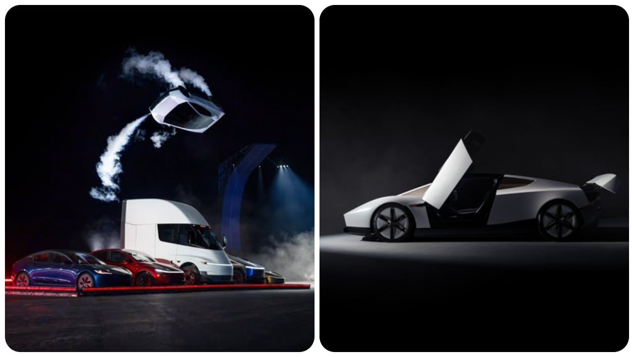 Tesla presentó una nueva versión del Roadster, un vehículo que destaca por sus capacidades de aceleración y sus propulsores para realizar maniobras en el aire.
