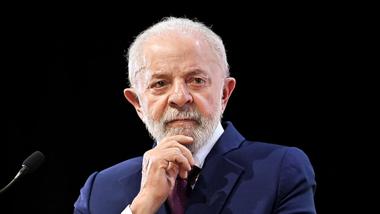 On April 3, 2025, in Brazil, President Lula da Silva talks about reciprocity in relation to the new taxes applied to Brazilian products by US President Donald Trump. (Photo by Ton Molina/NurPhoto via Getty Images)