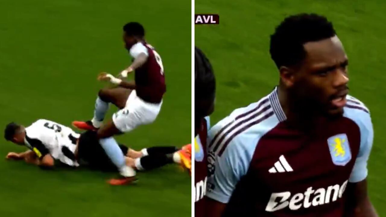 Jhon Jader Durán fue expulsado en Premier League