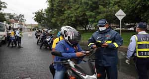 Controles en el Valle durante cuarentena