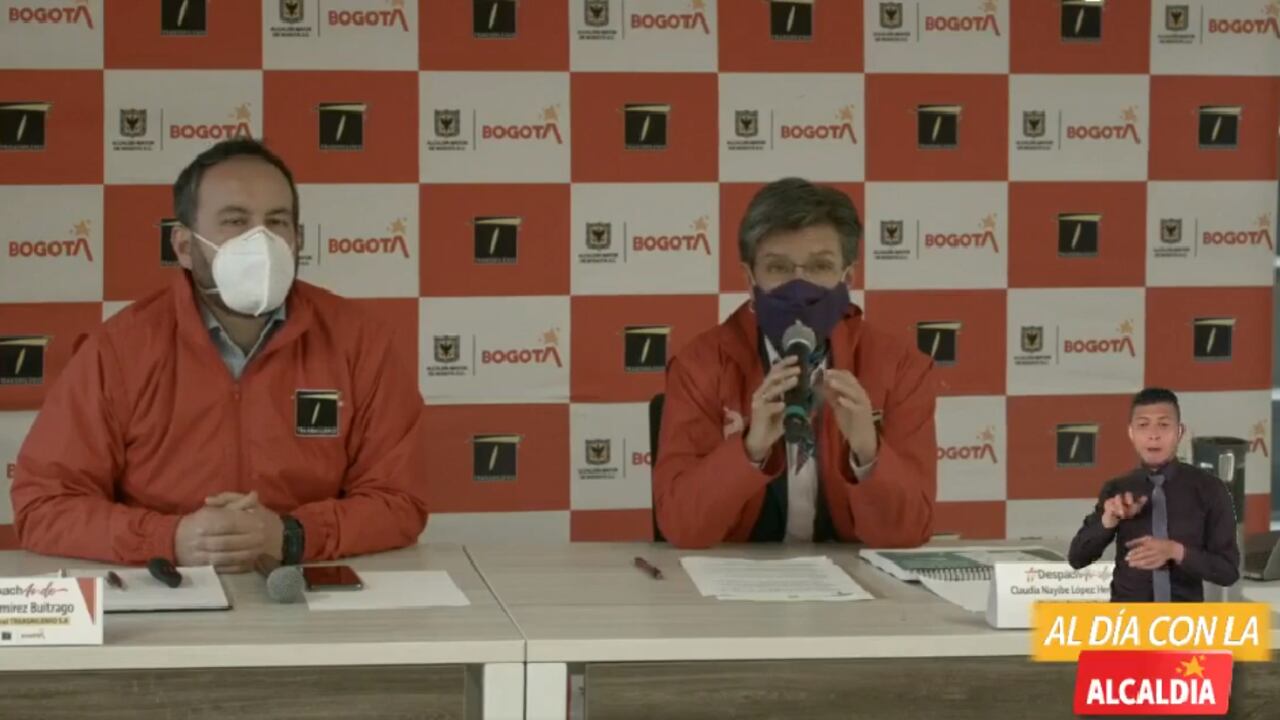 Claudia López, alcaldía de Bogotá.