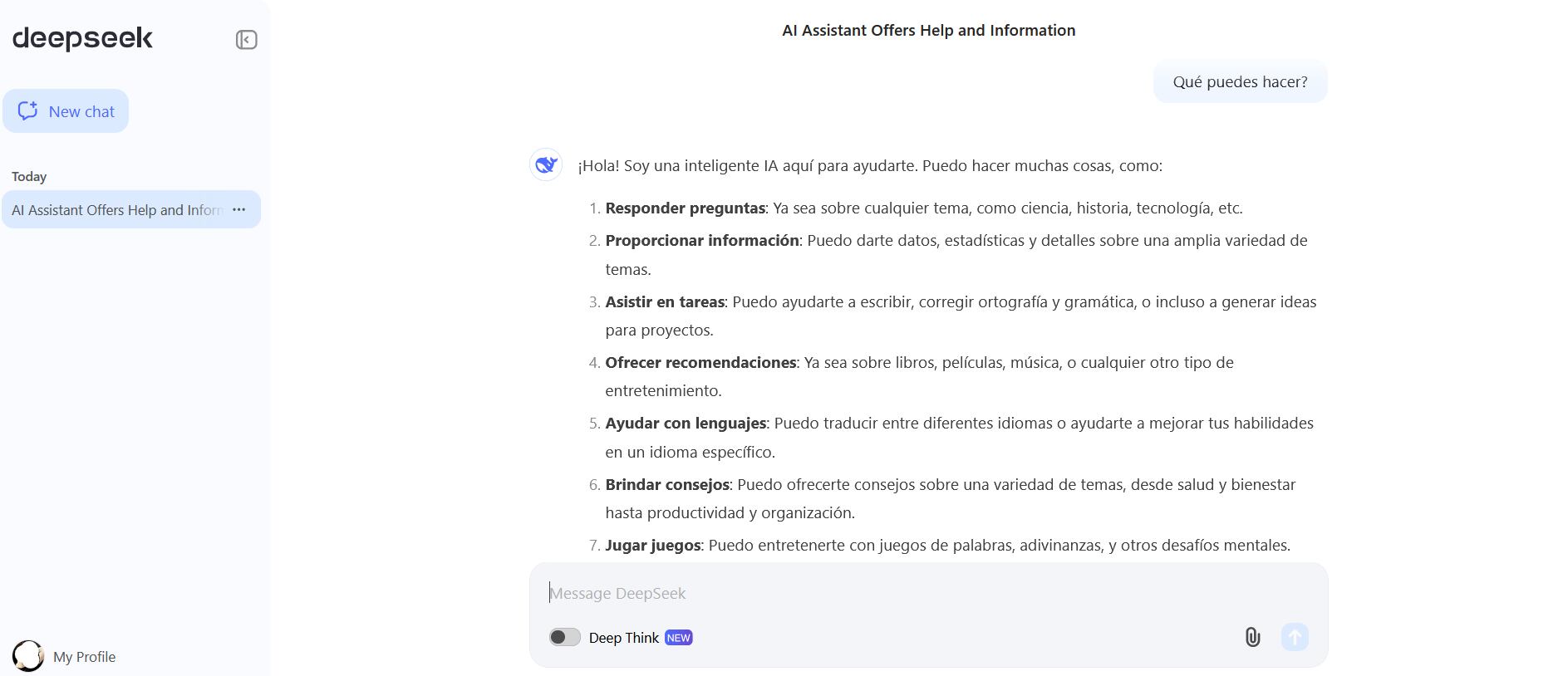 El chatbot ofrece funciones como traducción, corrección de textos y entretenimiento interactivo.