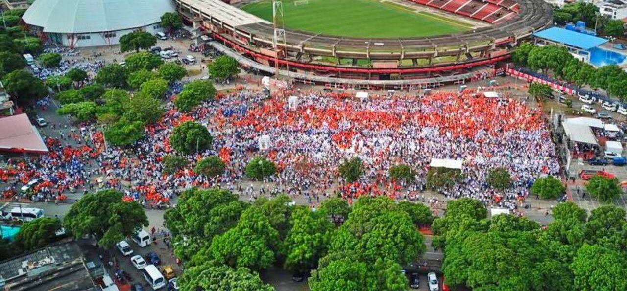Federico Gutiérrez logró una multitudinaria concentración en Cúcuta