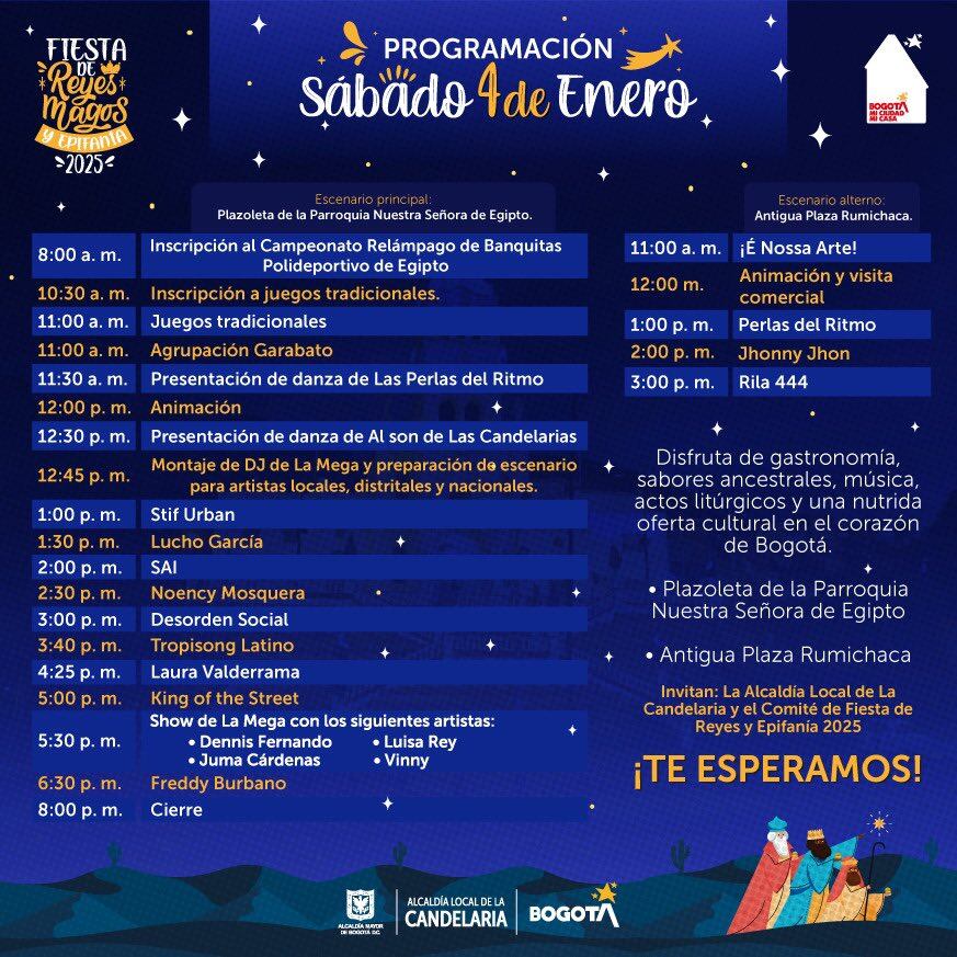 Planes en Bogotá: prográmese con la Fiesta de Reyes Magos en La Candelaria del 4 al 6 de enero