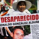 Relatives of missing persons hold signs with photos of their loved ones during a march against the government's ban on searches for the disappeared, which was implemented after an attack on prosecutors during one of the searches in recent days, in Guadalajara, Jalisco State, Mexico, on July 16, 2023. According to the latest official report published in May by the Mexican government, more than 100,000 people have disappeared in Mexico, and more than 15,000 are from the state of Jalisco. (Photo by ULISES RUIZ / AFP)