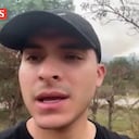 Juan Manuel Olarte, voluntario en medio de incendio en Villa de Leyva, Boyacá.