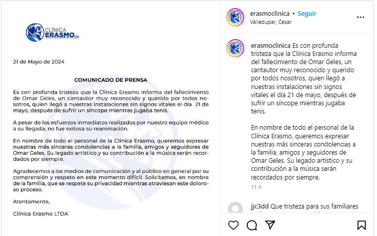 Foto: Captura de pantalla / Instagram