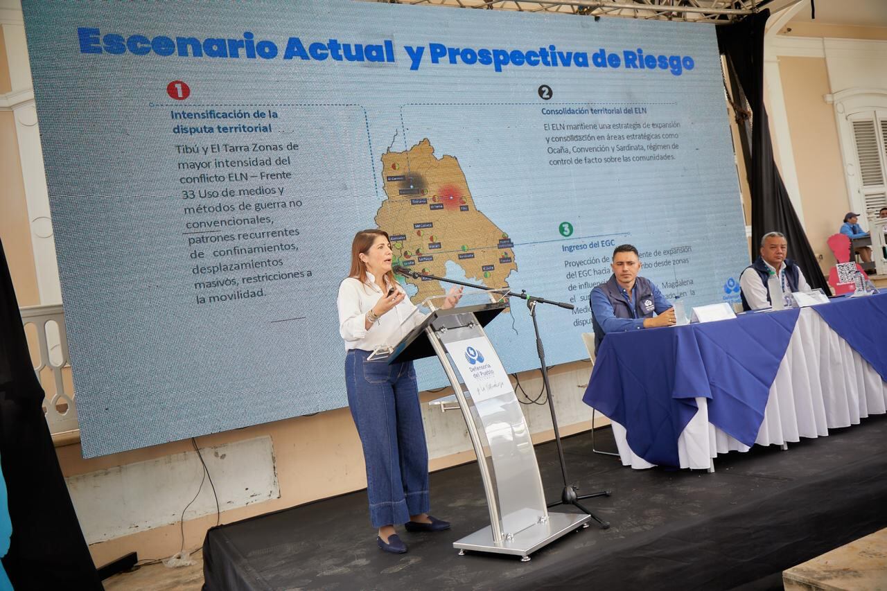 Defensora del pueblo, Iris Marín.