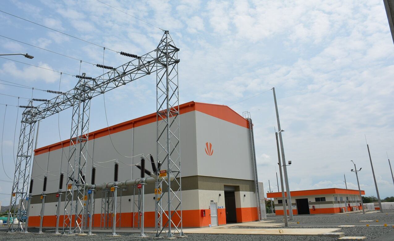 Esta es la primera subestación digital de energía en el Valle del Cauca y está ubicada en el municipio de Vijes. Foto: Celsia