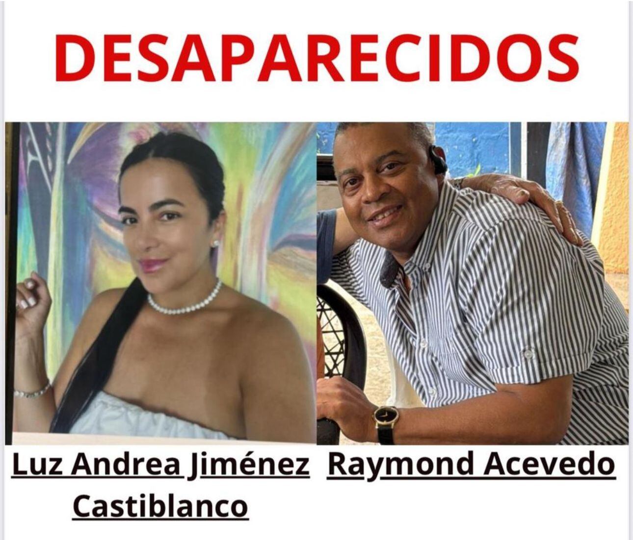 Los vecinos y amigos en RR.DD. publicaron esta imagen