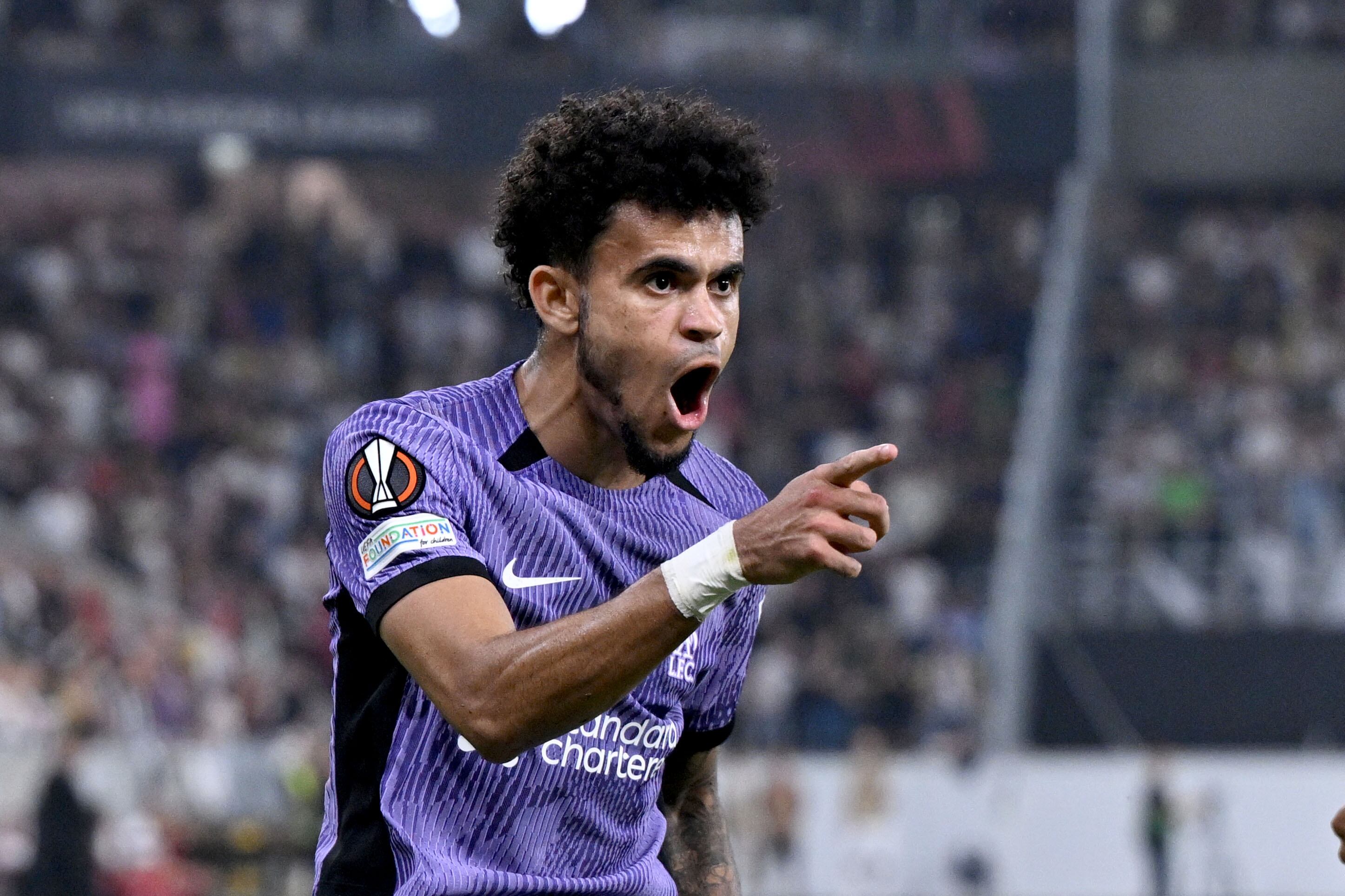 Luis Díaz marcó su tercer gol en esta temporada con el Liverpool.