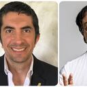 Pierre Onzaga y Gustavo Petro.