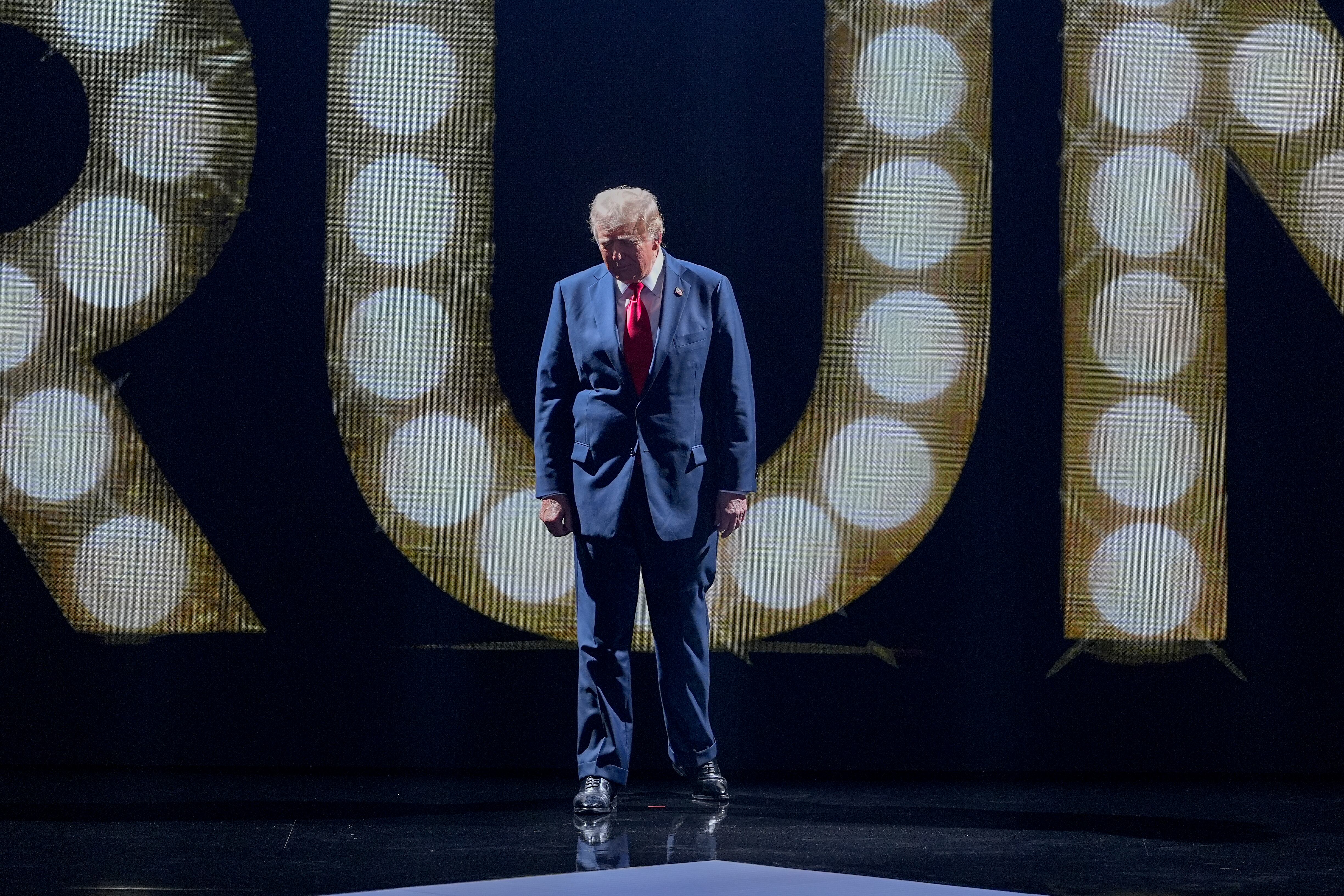 Donald Trump dio su discurso en la Convención Republicana.