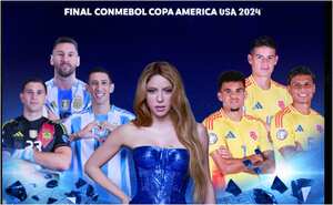 Shakira es la artista principal del show de medio tiempo de la Copa América 2024.