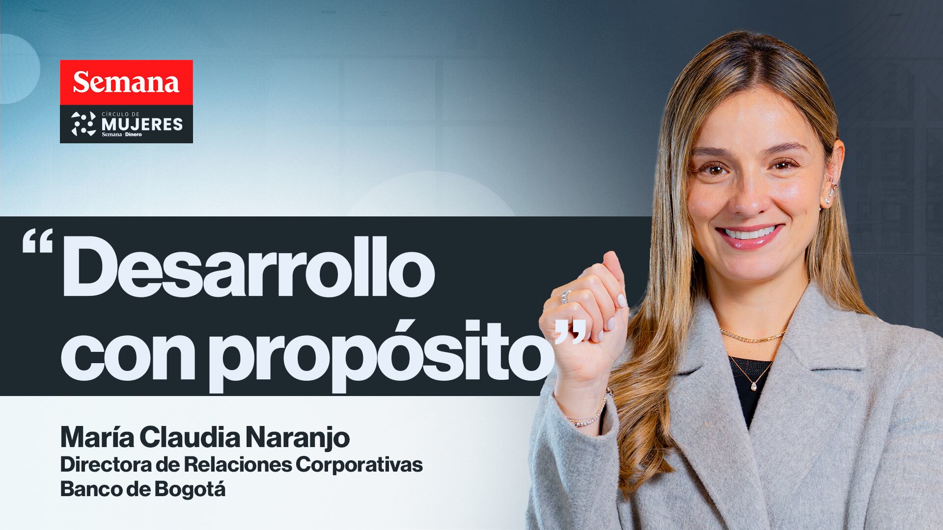 Hoy, en el Banco de Bogotá, está concentrada en hacerlo más visible y cercano, sobre la base de que “más que una institución financiera, somos ese aliado que acompaña y se adapta para ayudar a cumplir los proyectos de vida, como son el acceso a la educación o adquirir una vivienda propia”.