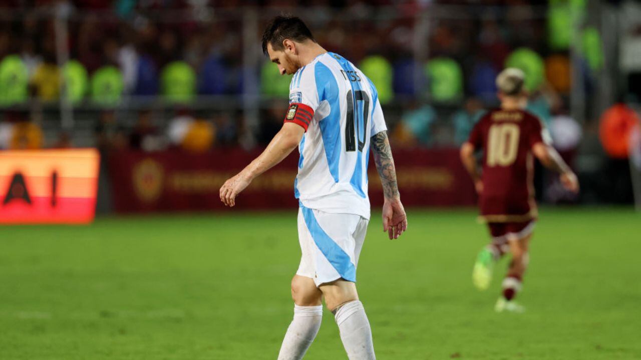 Messi contra Venezuela.