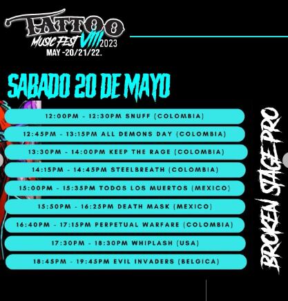 Tattoo Music Fest. Día 1.