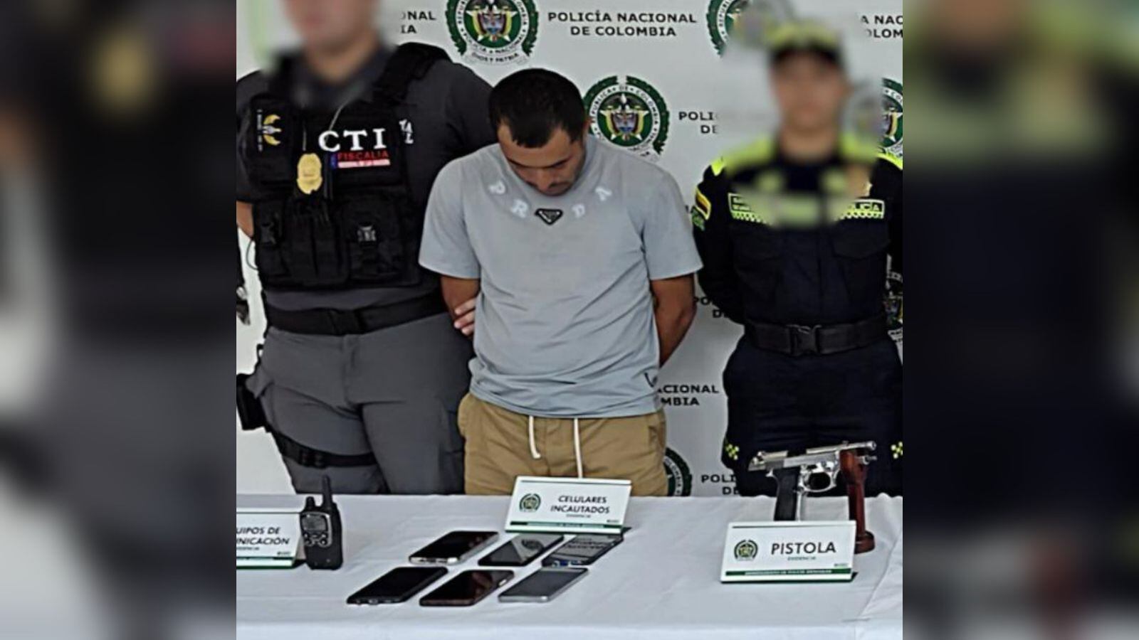 Lo acusan de asesinar a dos policías en Antioquia.