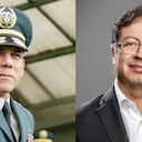 General Eduardo Zapateiro y Gustavo Petro
