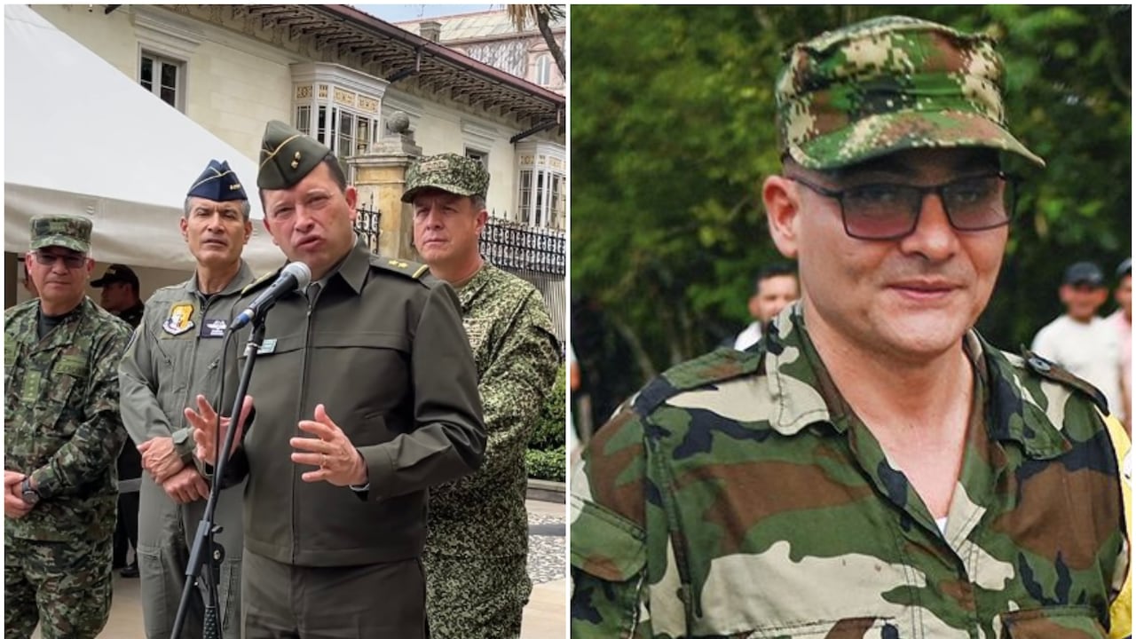 Director de la Policía, general Carlos Triana y alias Iván Mordisco