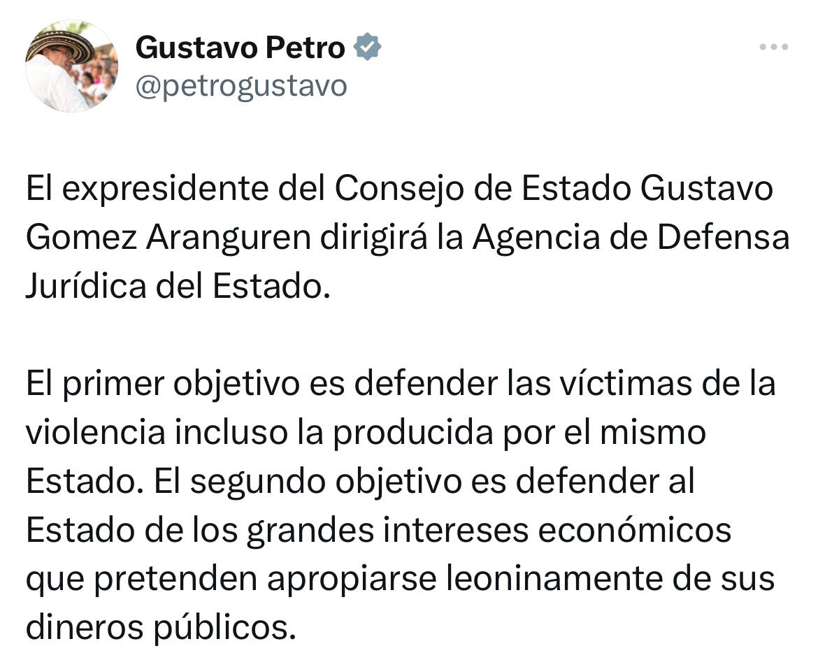 Mensaje presidente Gustavo Petro