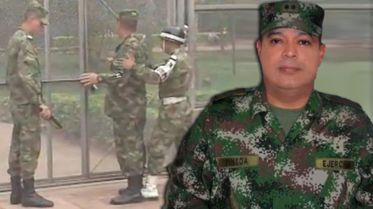 General Fernando Pineda, comandante de la base militar de Tolemaida.