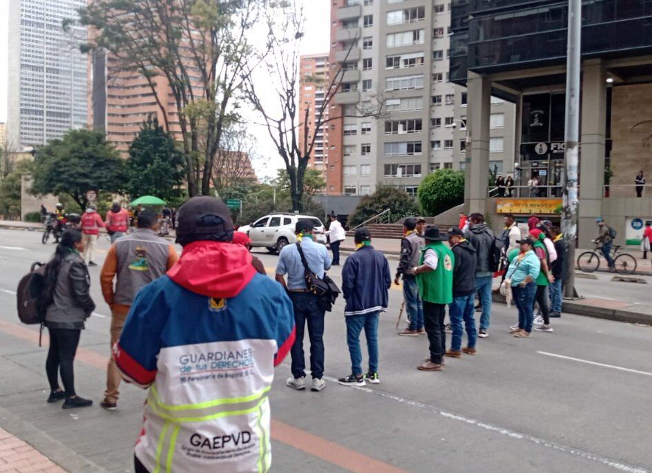 Los bloqueos en esta zona de la ciudad se extendieron por varias horas hasta el final de la tarde, según informaron las autoridades de tránsito de la capital del país.