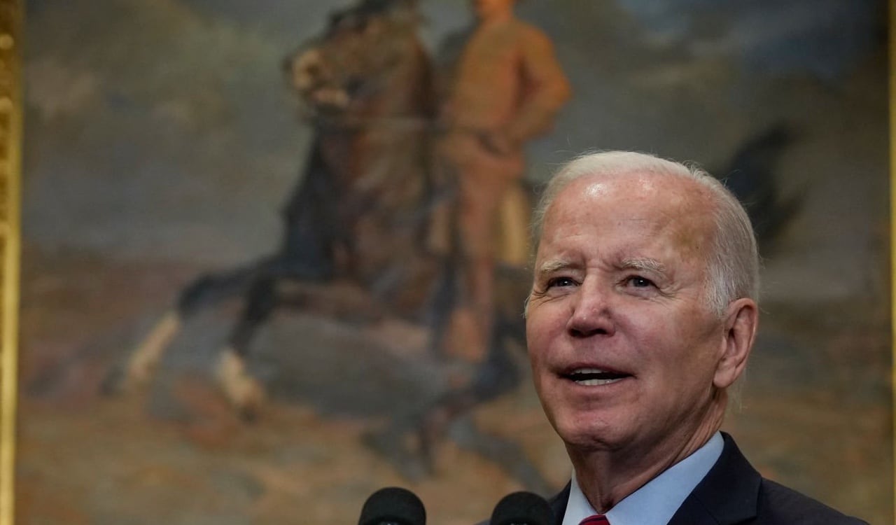 El presidente Joe Biden habló desde la frontera de Estados Unidos con México