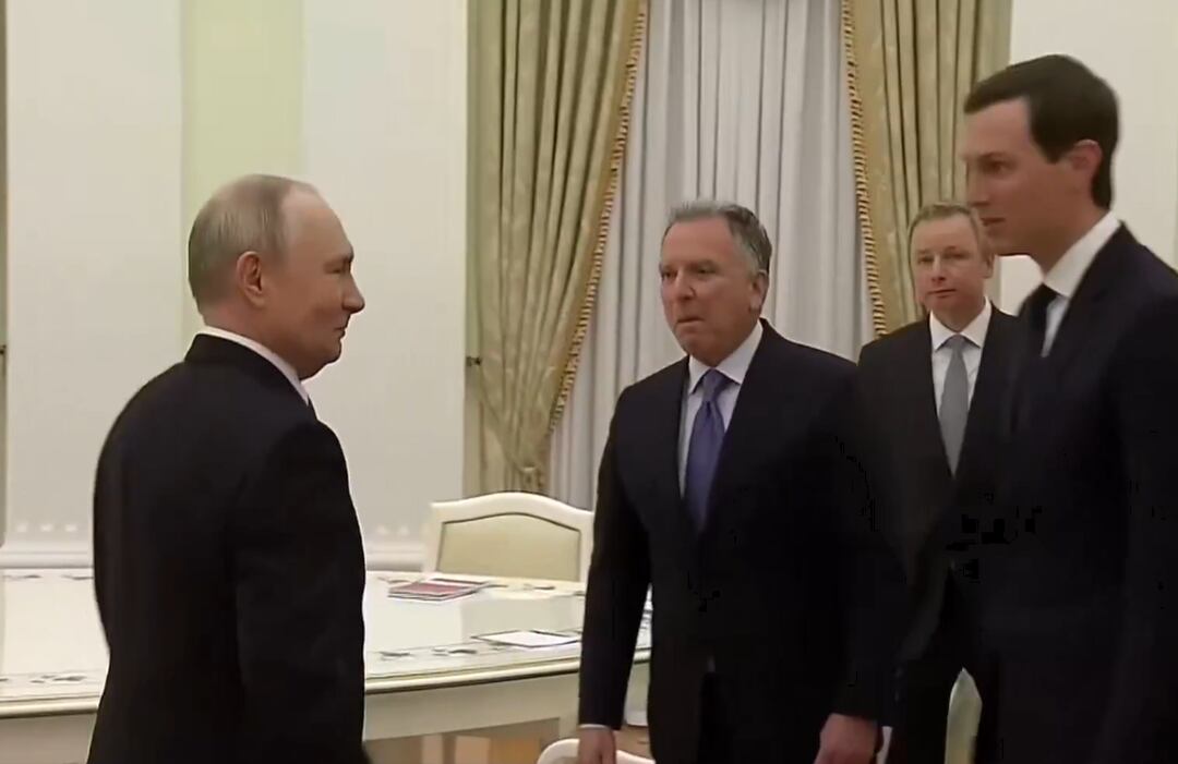 Reunión de Putin con representantes de Estados Unidos en la que se definieron 20 puntos clave