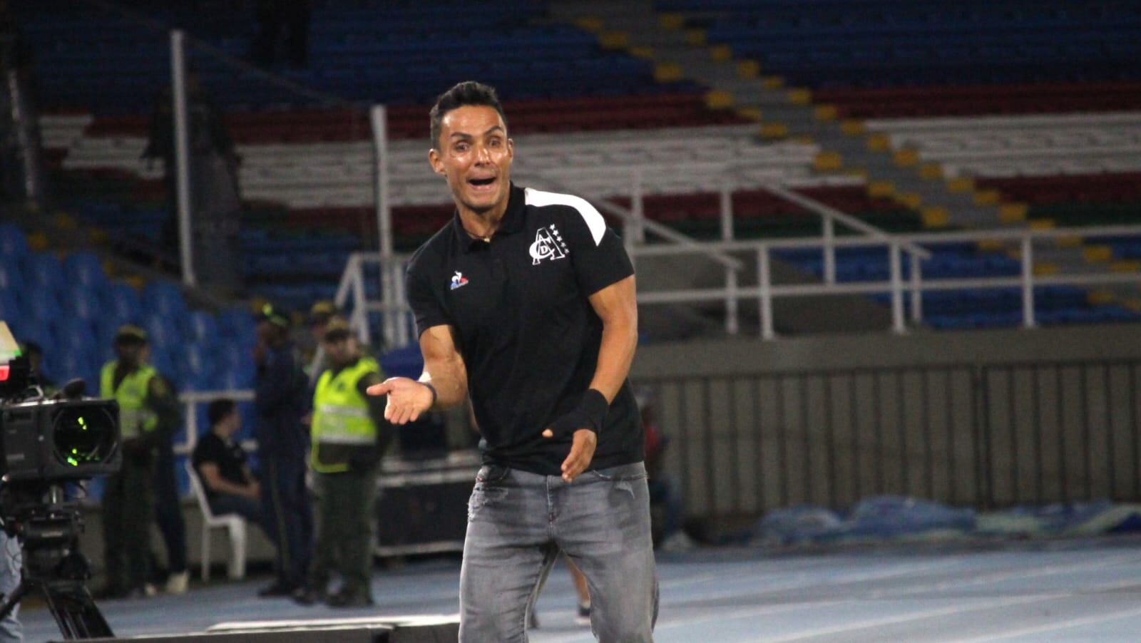 Imagen del partido entre América de Cali y Millonarios por la quinta fecha de los cuadrangulares semifinales del segundo semestre de la Liga colombiana 2023.