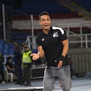 Imagen del partido entre América de Cali y Millonarios por la quinta fecha de los cuadrangulares semifinales del segundo semestre de la Liga colombiana 2023.