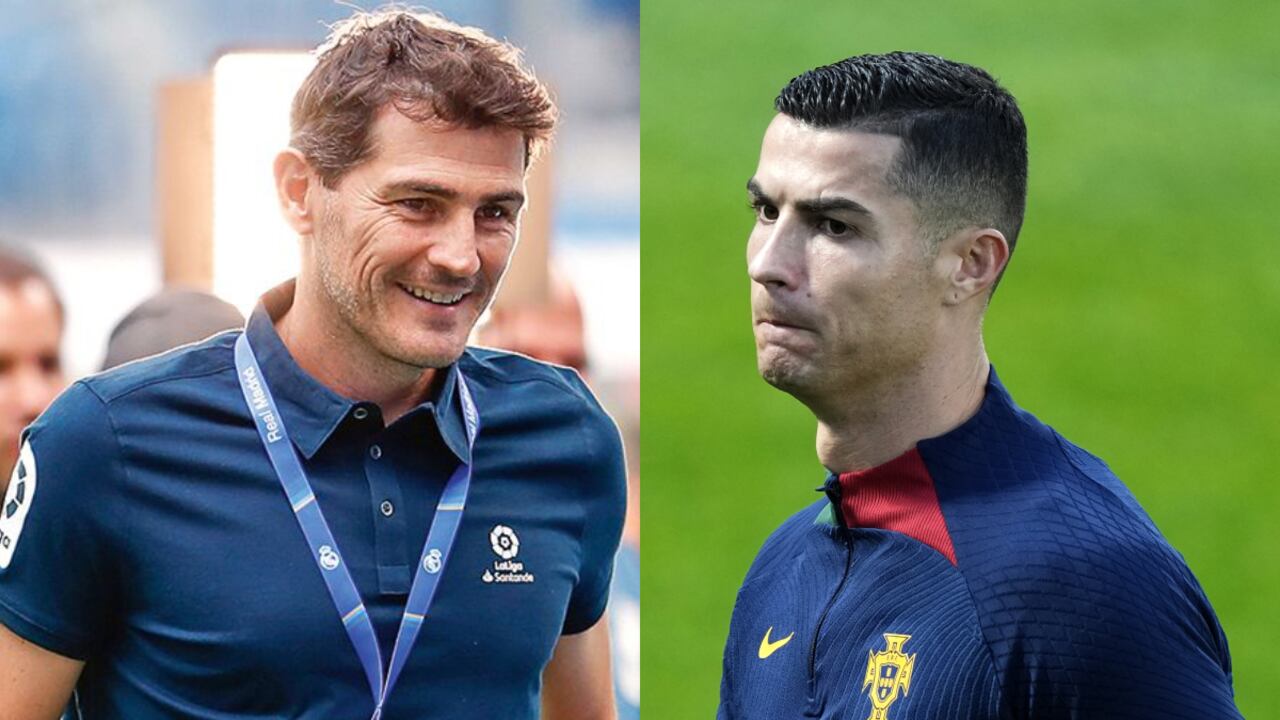 Iker Casillas y Cristiano Ronaldo. Foto: Getty Images//AP/Armando Franca