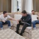 Messi y Pablo Giralt.