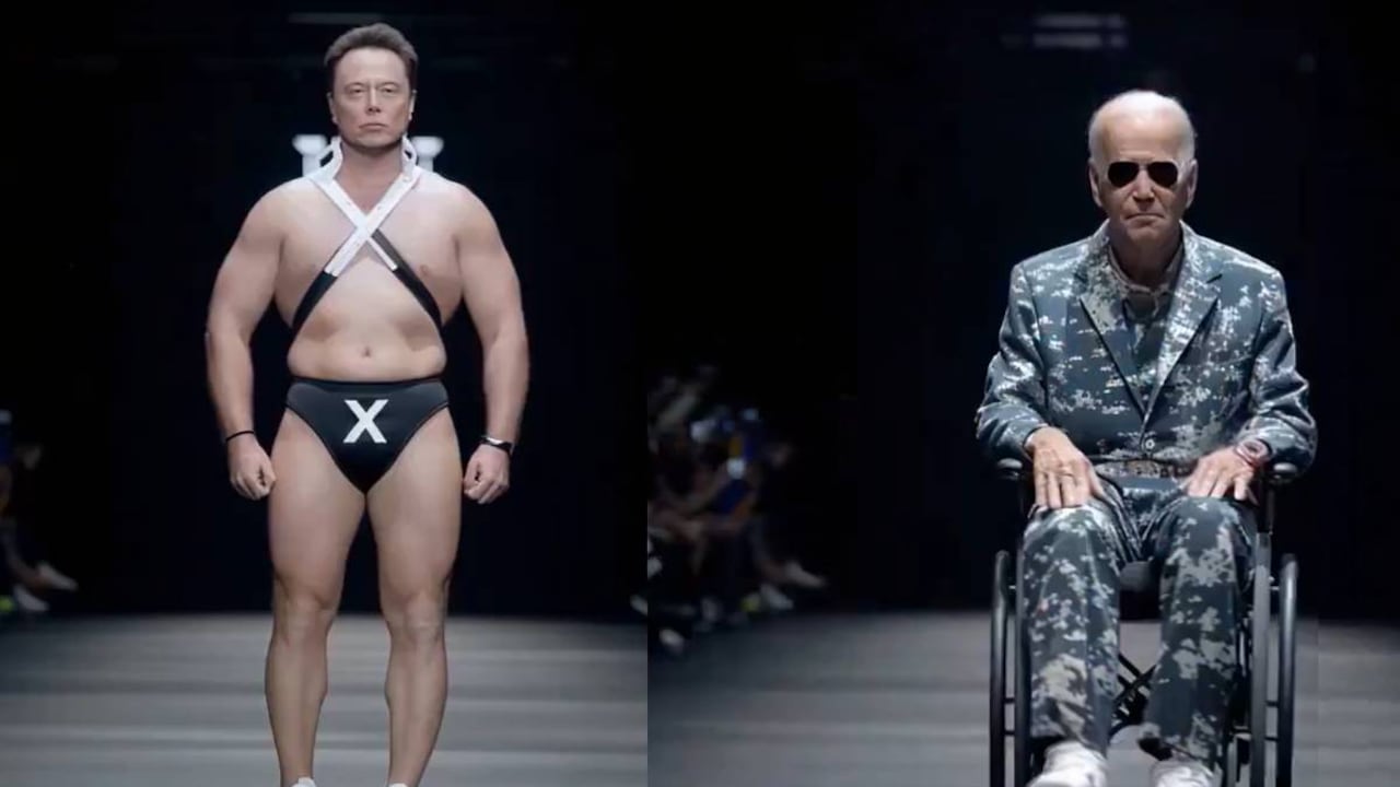 Elon Musk se burla de Biden en un video creado con IA