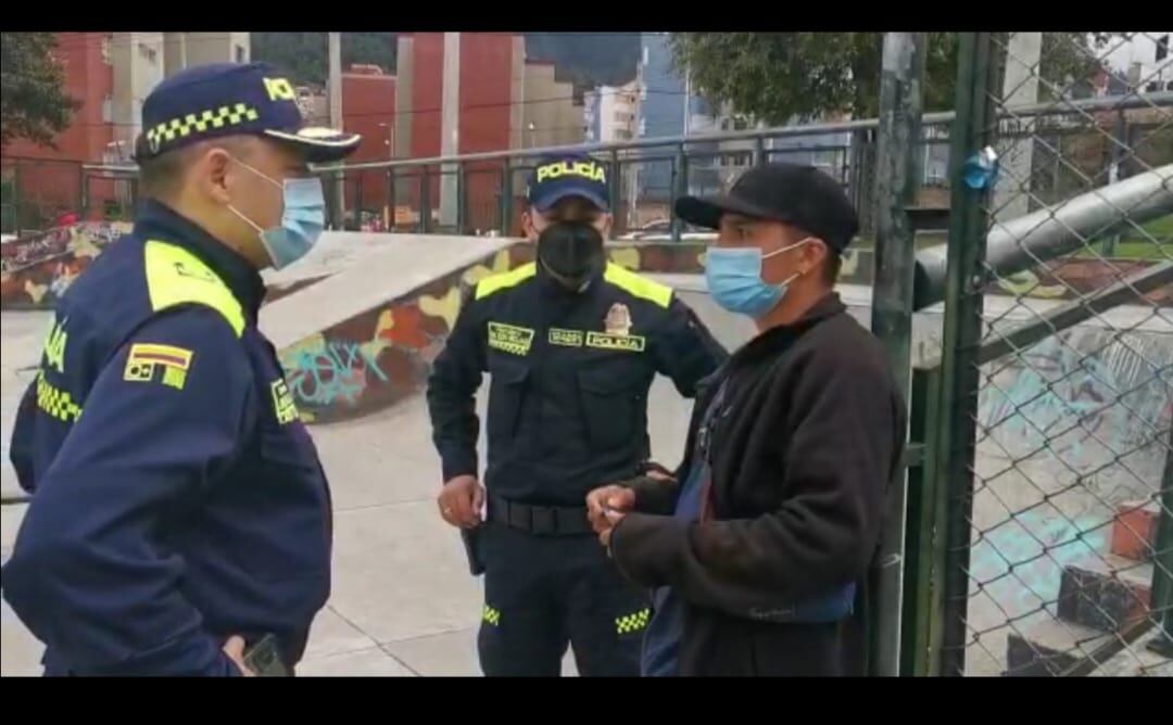 Recuperación de parque, localidad de San Cristóbal