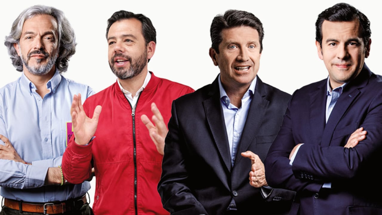 Juan Daniel Oviedo, Carlos Fernando Galán, Diego Molano y Rodrigo Lara.