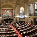 Panorama en el salón Elíptico del Congreso. 20 de julio de 2023.