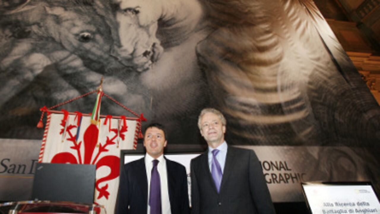 El equipo de Seracini trabaja en esta investigación con el apoyo de National Geographic, la Universidad de San Diego y el Ayuntamiento de Florencia, entre otras instituciones