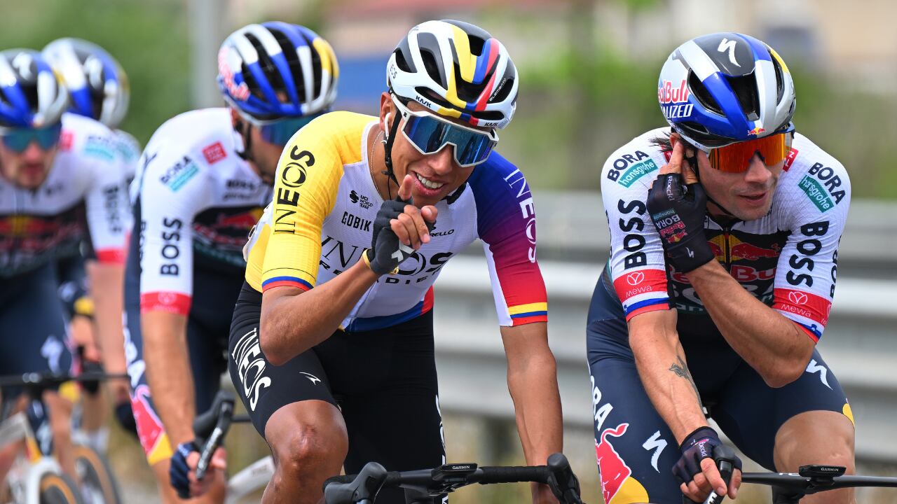 Egan Bernal en el Giro de Italia 2025.