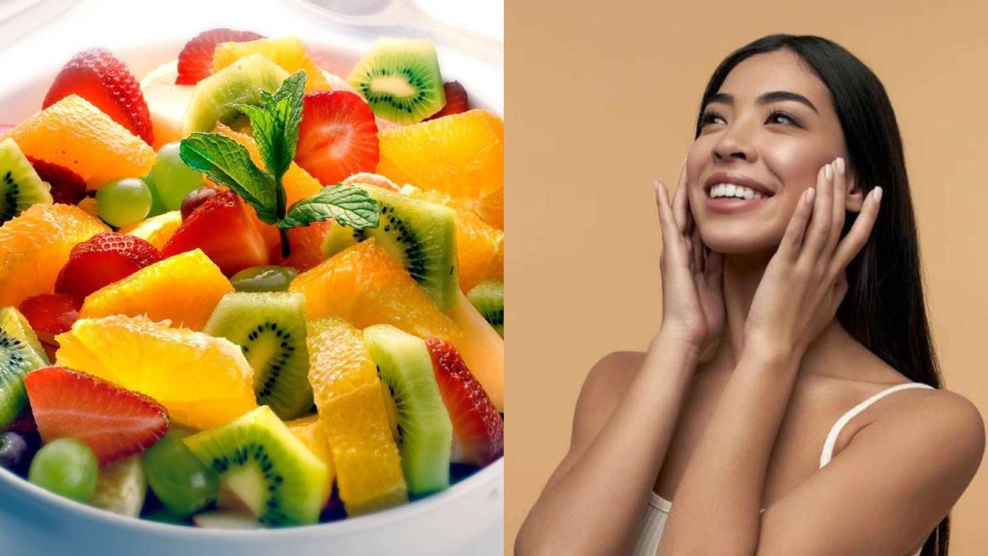 Frutas y vegetales para el colágeno.