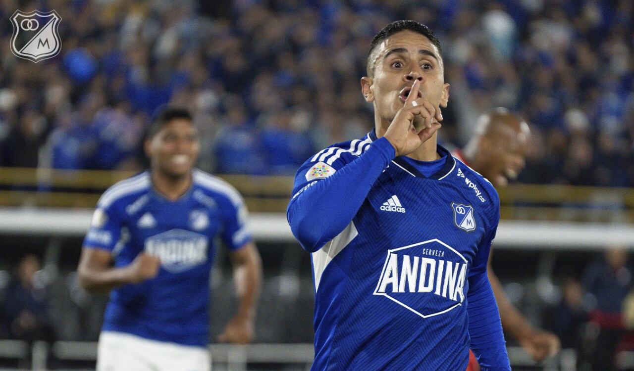Daniel Cataño marcó el gol que dejó a un paso de la final a Millonarios.