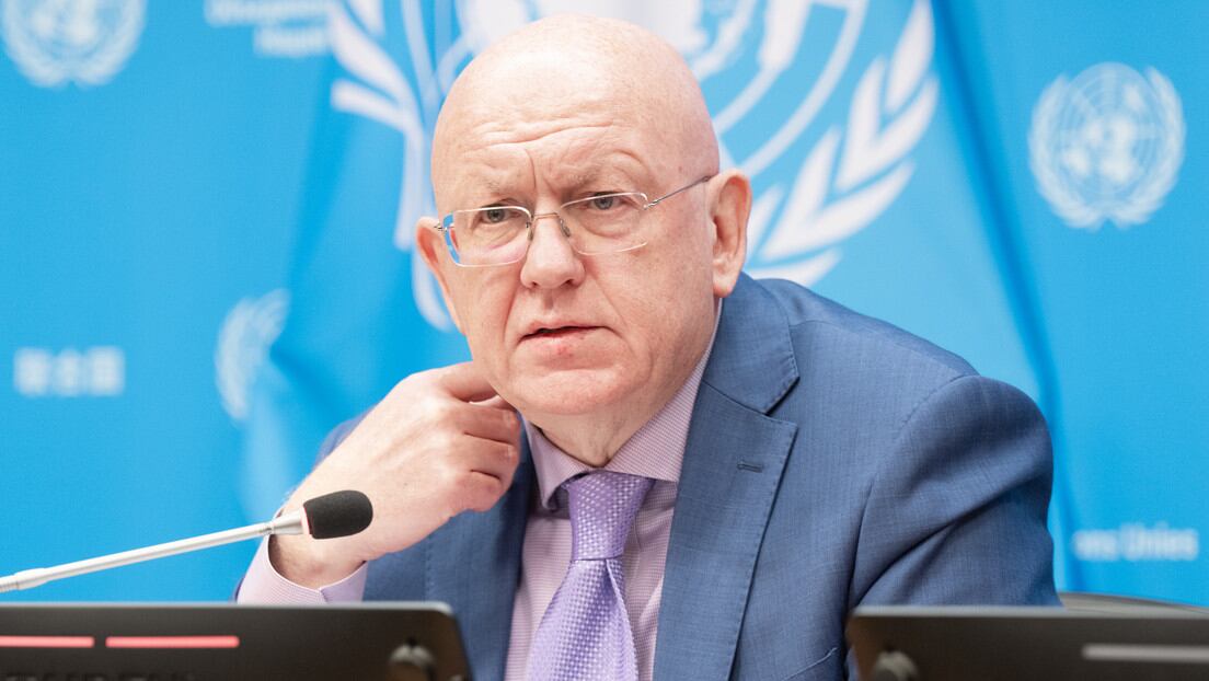 El representante permanente de Rusia ante la ONU, Vasili Nebenzia