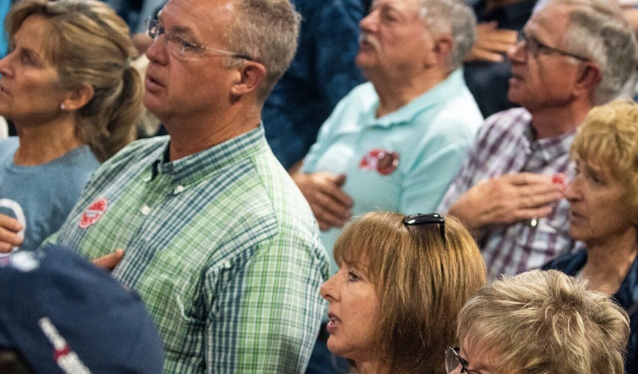 Varios republicanos asistieron al evento para conocer las propuestas de DeSantis