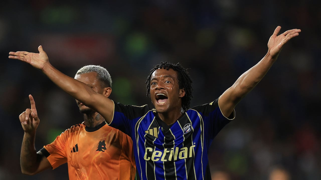 Juan Guillermo Cuadrado, jugador del Pisa SC